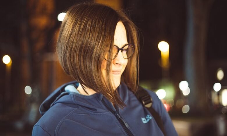 layered bob for seniors